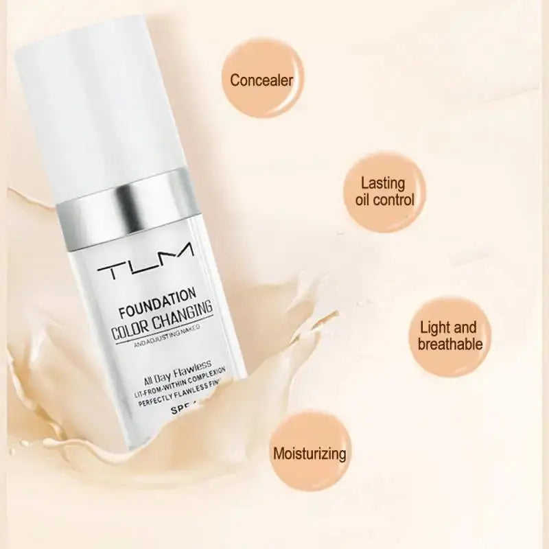 TLM Foundation Magic Color Changing Foundation