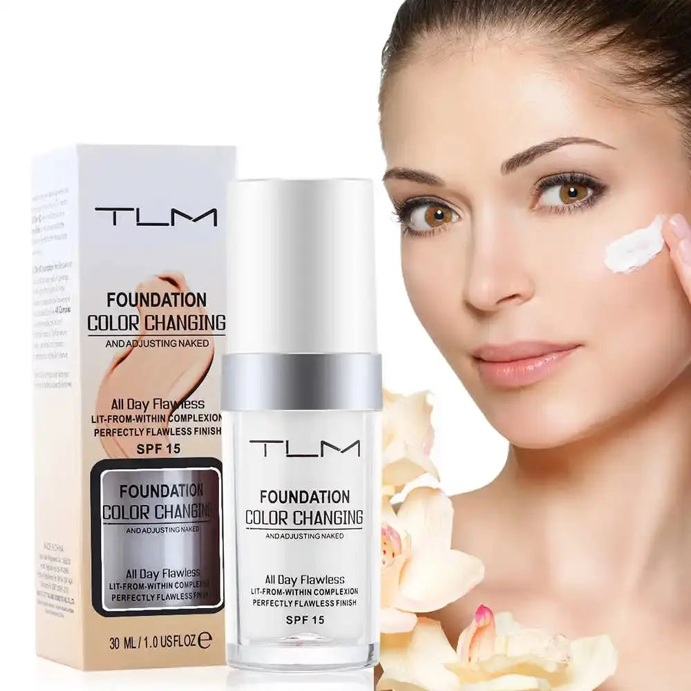 TLM Foundation Magic Color Changing Foundation