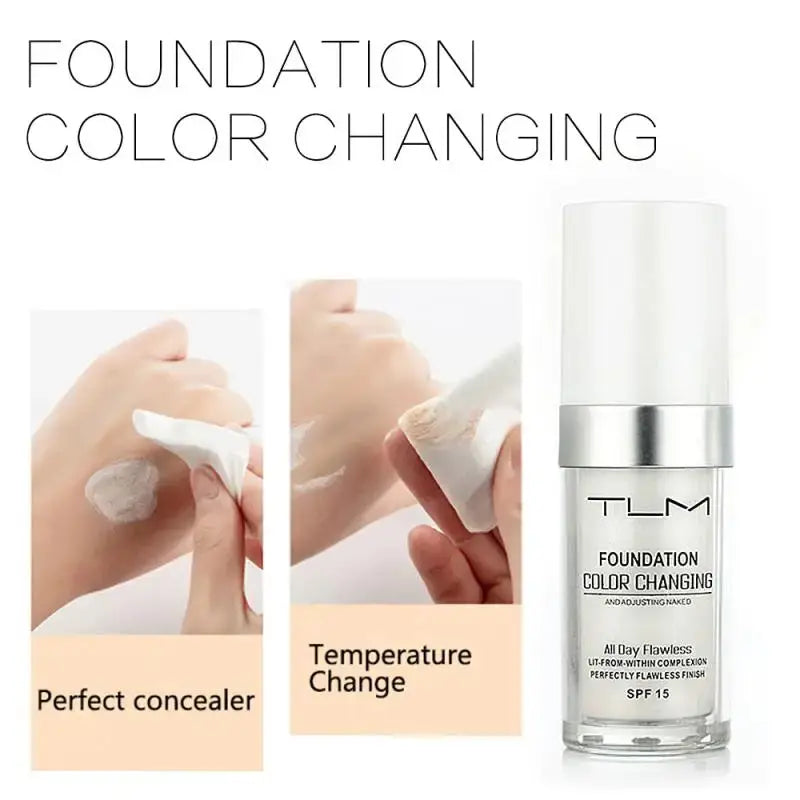 TLM Foundation Magic Color Changing Foundation