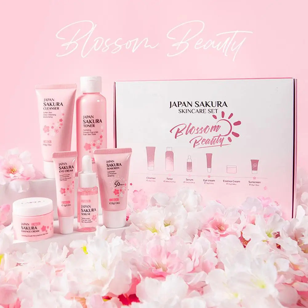 6pcs Sakura Skin Care Sets