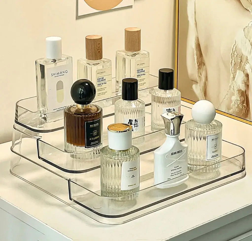 Desktop Perfume Shelf Bathroom Makeup Organizer