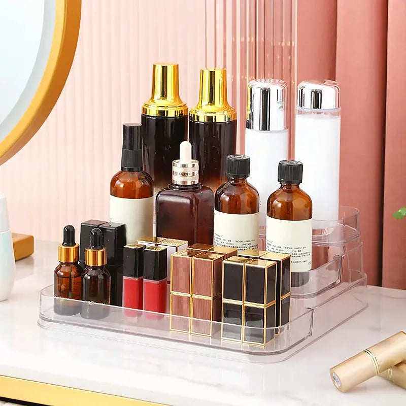 Desktop Perfume Shelf Bathroom Makeup Organizer