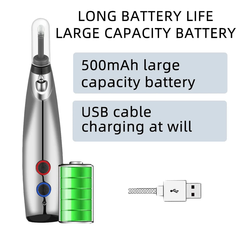 Long battery life of CleanPro Ear Massager