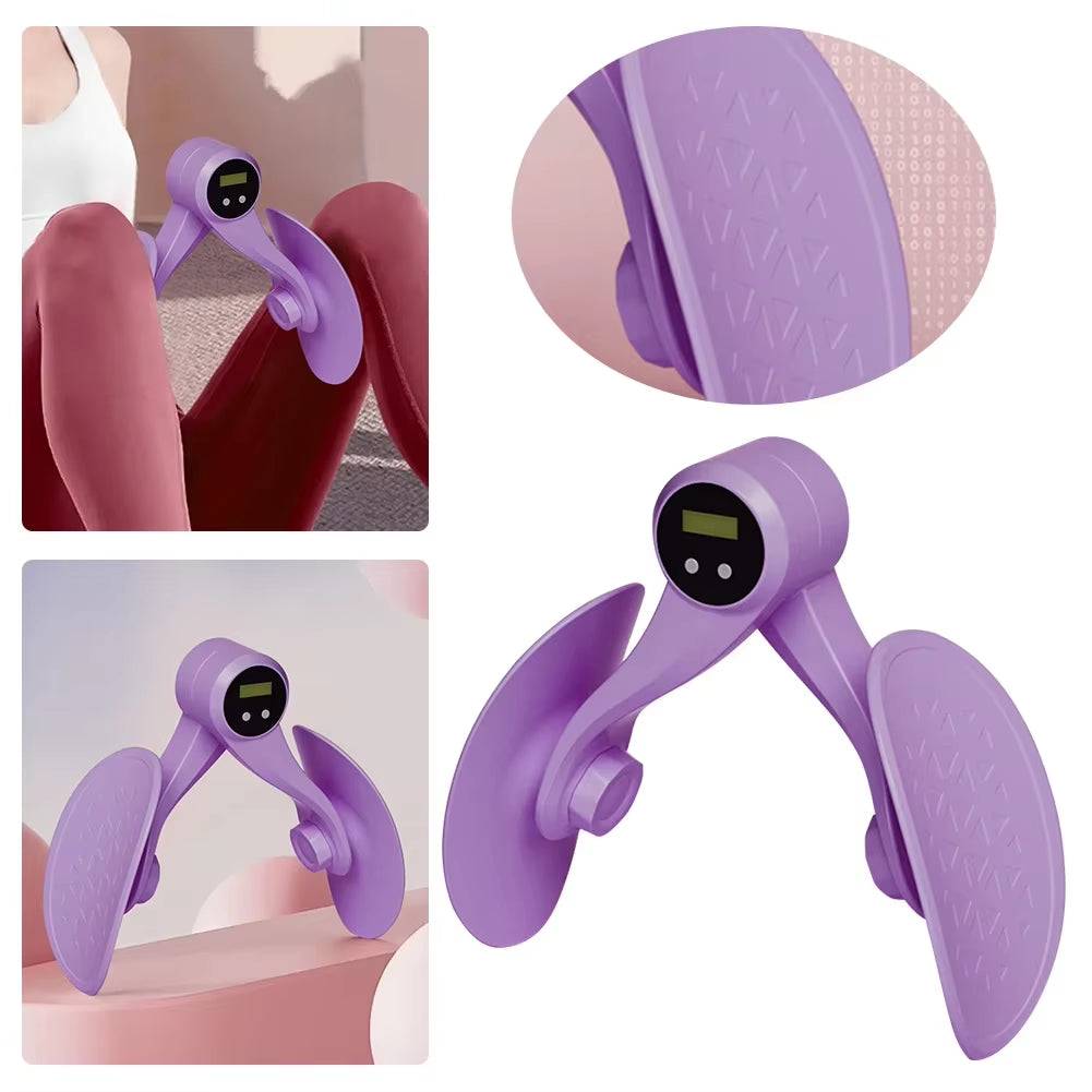 Pelvic Floor Muscle Trainer with Counter Kegel Exerciser Hip and Inner Thigh Exercise Equipment for Hip/Butt/Arm/Leg